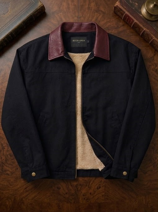 ECCELLENZA Heritage Utility Work Jacket – Black